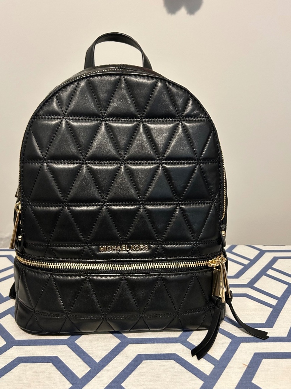 Michael Kors Quilted Medium Backpack